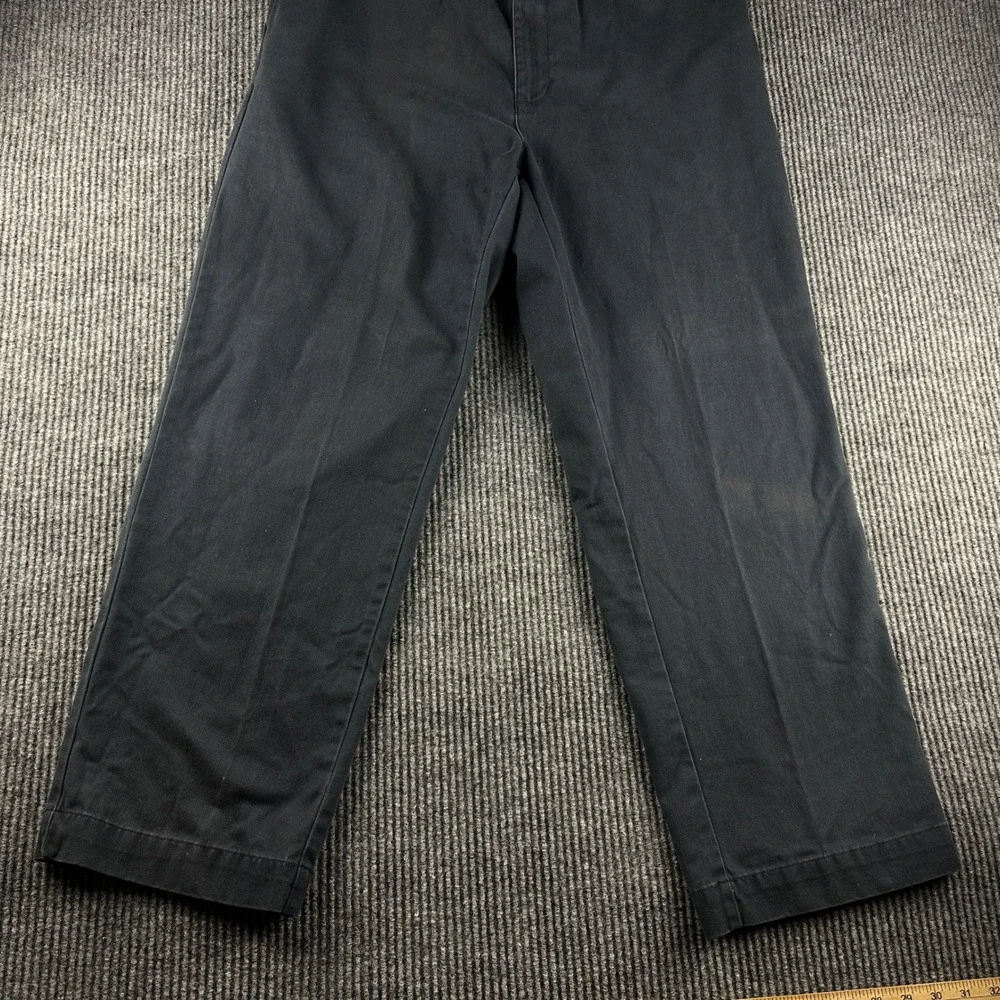 Polo Ralph Lauren Andrew Pant Men 38x30 Black Chino Trousers Straight Leg Cotton